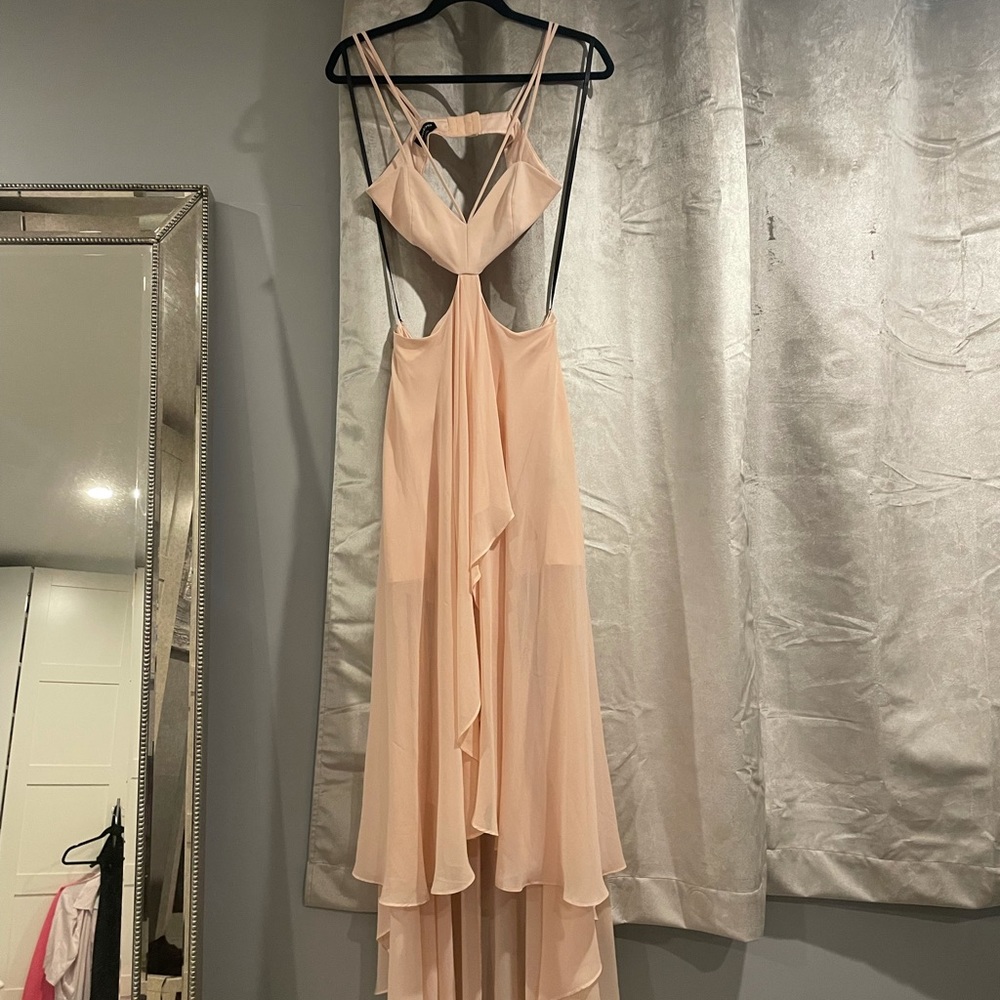 Bebe blush dress